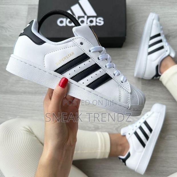 Original Adidas Superstar White Black Strip · Photo 4