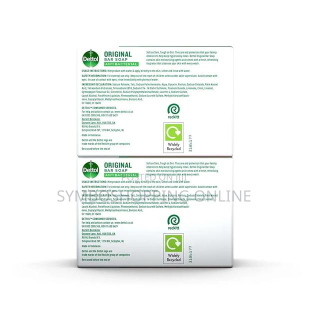 Dettol Anti Bacterial Original Soap 100g Twin Pack photo 2