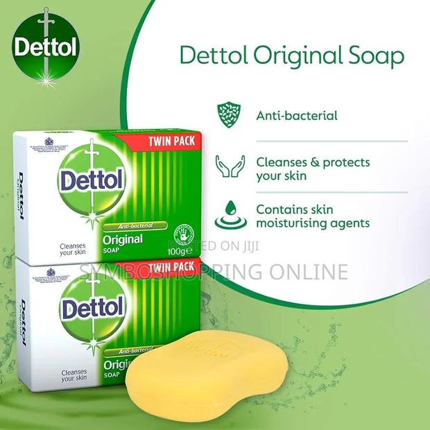 Dettol Anti Bacterial Original Soap 100g Twin Pack photo 3
