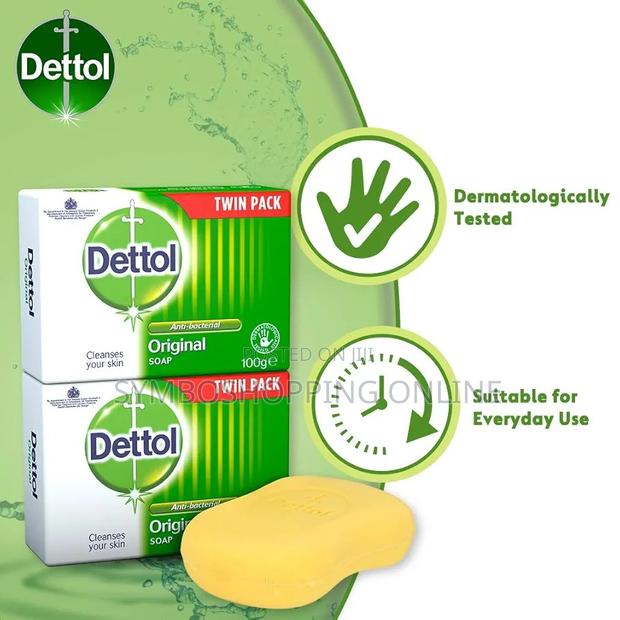 Dettol Anti Bacterial Original Soap 100g Twin Pack photo 5