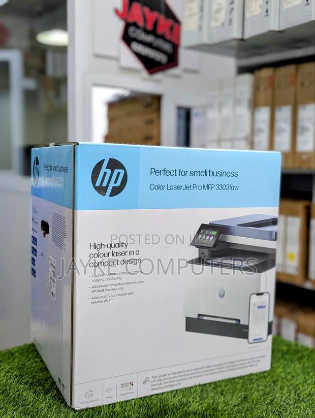 Hp Color Laserjet 3303fdw –Wireless, Print, Scan, Copy