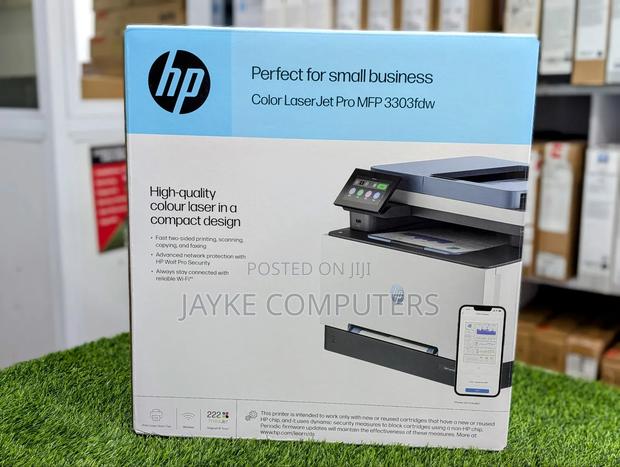 Hp Color Laserjet 3303fdw –Wireless, Print, Scan, Copy photo 4
