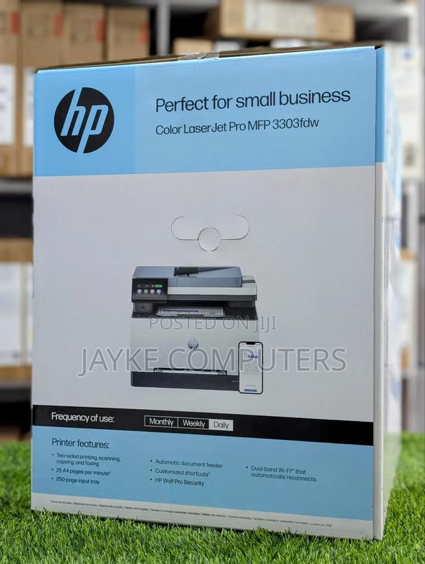 Hp Color Laserjet 3303fdw –Wireless, Print, Scan, Copy photo 5
