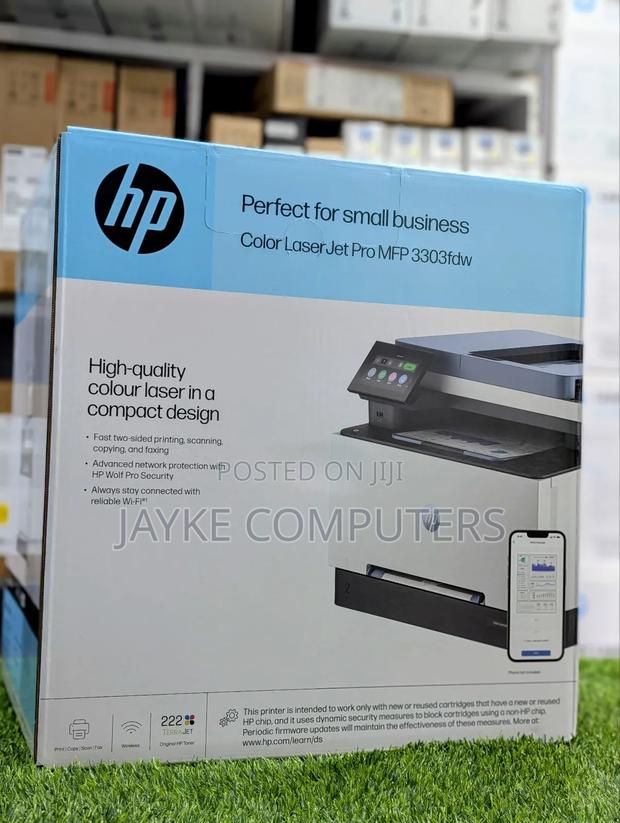 Hp Color Laserjet 3303fdw –Wireless, Print, Scan, Copy photo 6
