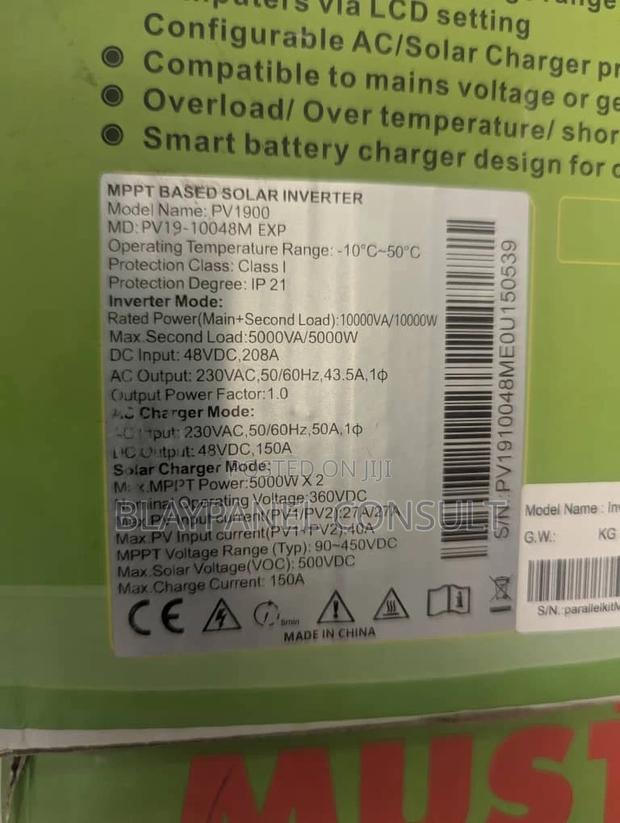 Must 10kw 48v Hybrid Solar Inverter · Photo 4