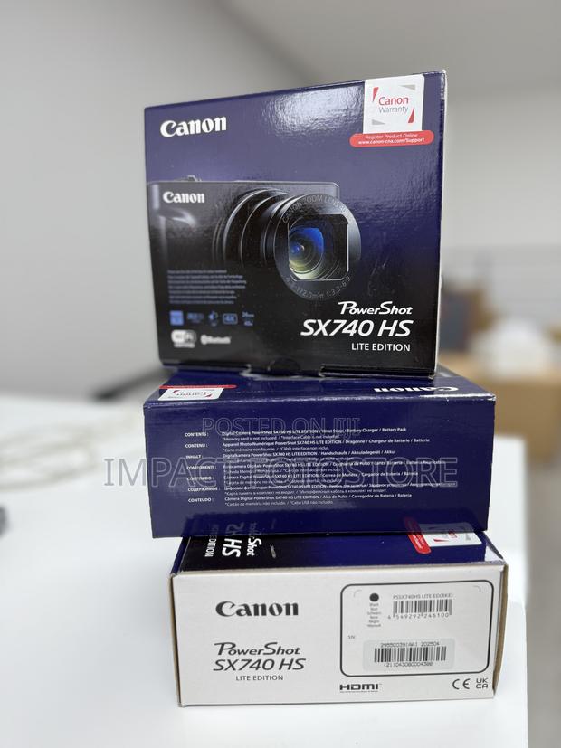 Canon Powershot Sx740 Hs Digital Camera (Black) · Photo 2
