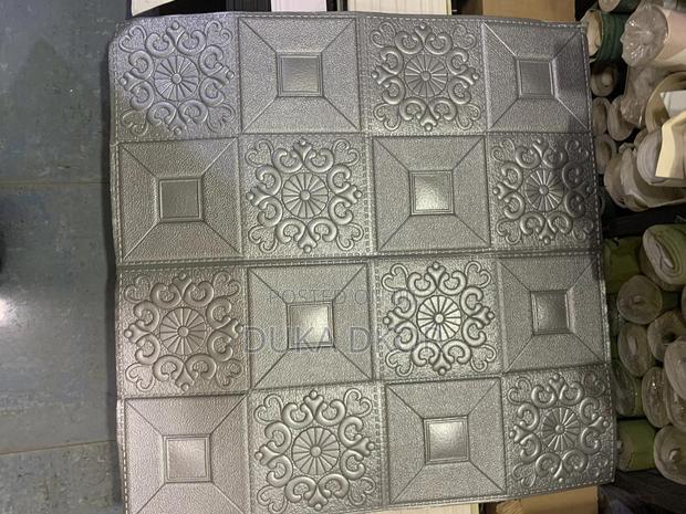 Grey and White Foamy Panels