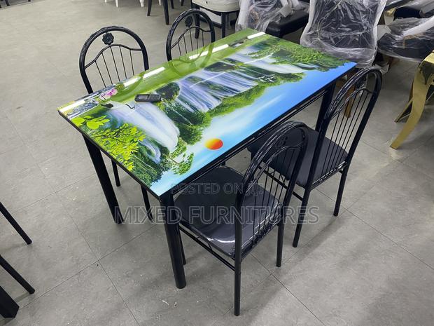 Dining Sets 4 Seater Glass Dining Table With Chairs