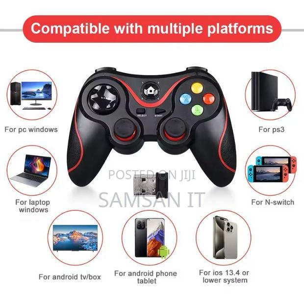 Wireless Bluetooth Gamepad/ Controller for Pc, Ps 3 4, Android, Ninte photo 3