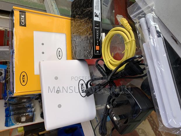 MTN Universal 4g Router Cat 4 With Ups photo 4