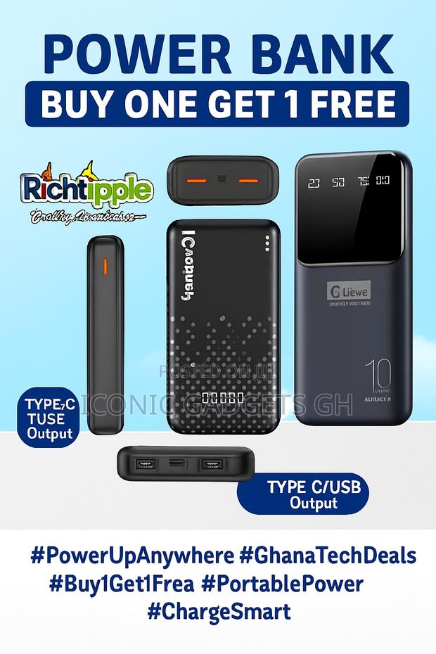 Power Bank Promo – Buy One Get 1 Free!