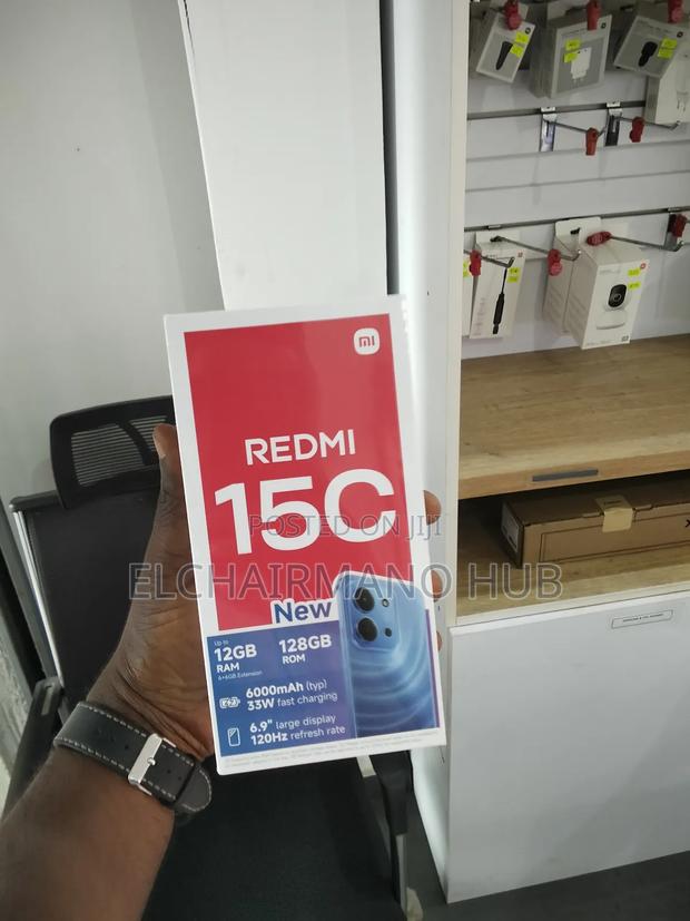New Xiaomi Redmi 15C 4G 128 GB Black