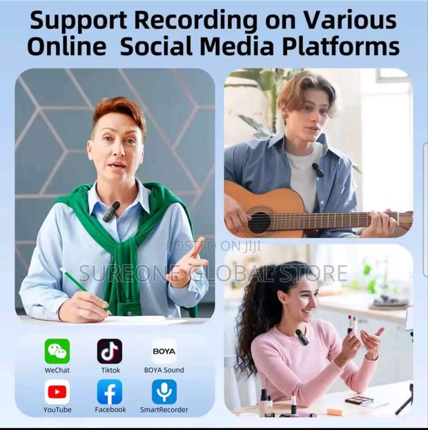 Original Boya by-v Professional Wireless Lavalier Mini Microphone photo 2