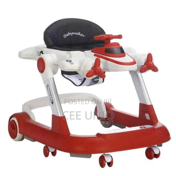 Adjustable Height Walker With Push Bar and Canopy, photo 2