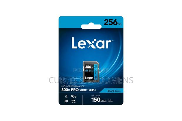 Genuine 256 Lexar 800x Pro 150mb V30 Sd Memory Cards