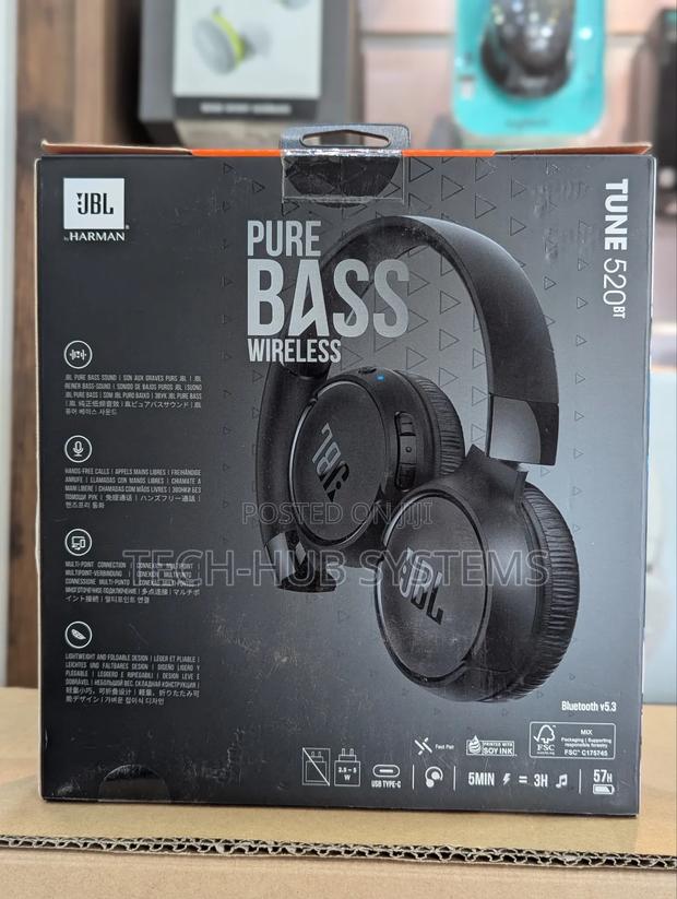 JBL Tune 520bt - Wireless on-Ear Headphones, Up to 57h Battery Life photo 2