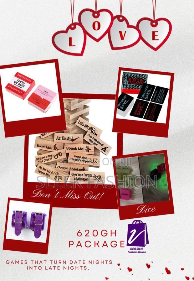 Couple Packages Game Cards, Adult Jenga And Dice photo 3