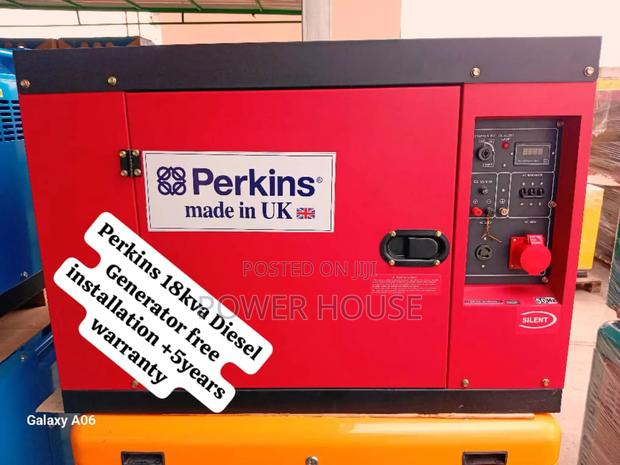 The Gen Fog Perkins Diesel Generator 18kva Silent Perkins Generator · Photo 2