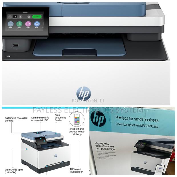 Hp Color Laserjet Pro MFP 3303fdw - Wireless, Print, Scan, Copy, Fax, photo 2