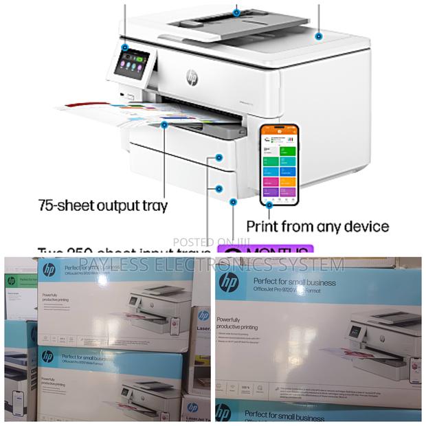 / Hp Officejet Pro 9720 Wide Format All-in-One Printers
