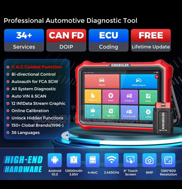 Kingbolen Pro Bt. Obd2 Car Diagnostic Scanner photo 4