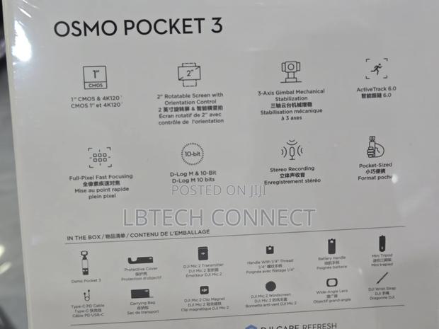 Dji Osmo Pocket 3 Creator Combo, Vlogging Cameras /120fps photo 2