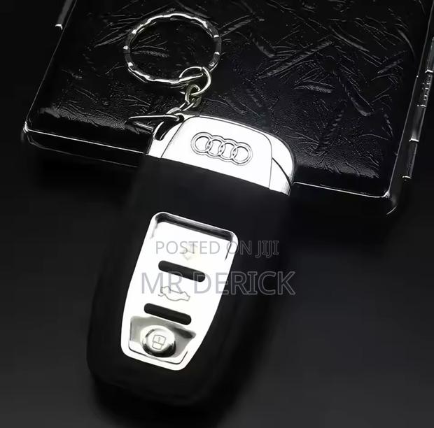 Audi Car Key Shape Model Windproof Inflatable Gas Lighter photo 2