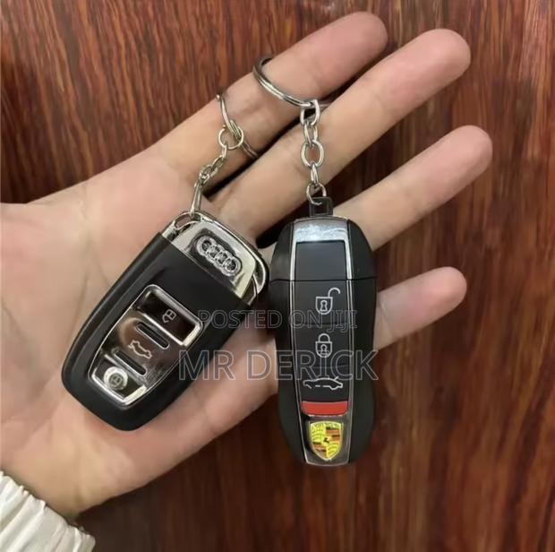 Audi Car Key Shape Model Windproof Inflatable Gas Lighter photo 3
