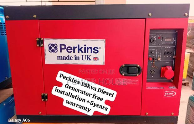 Text Turbine Perkins Diesel Generator 18kva Silent Perkins Generator · Photo 2
