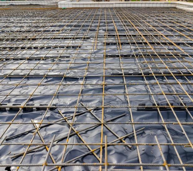 Damp Proof Membrane 300 Micron–Polyethylene Dpm, Black photo 2