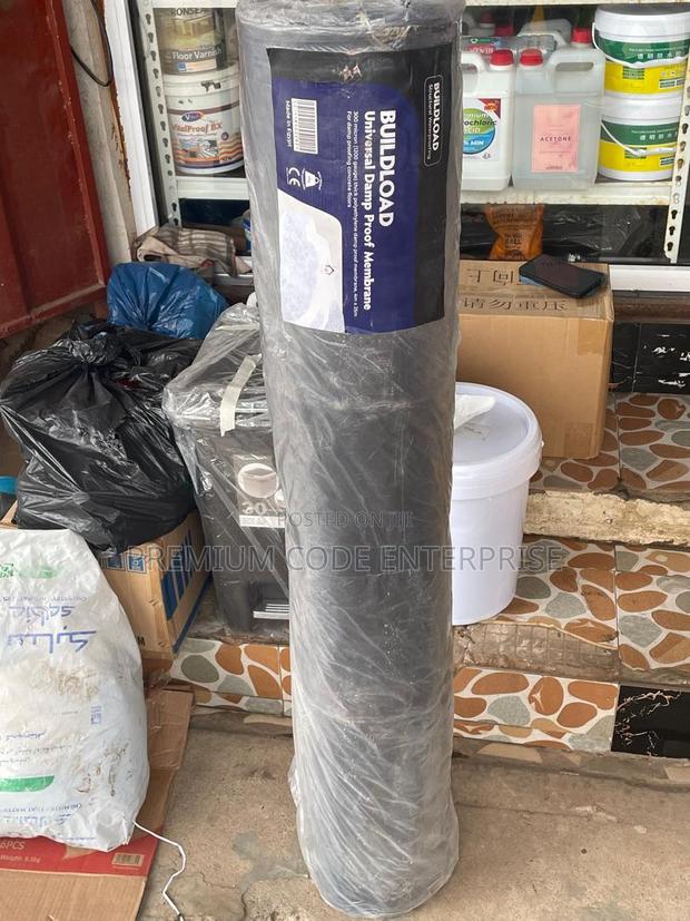 Damp Proof Membrane 300 Micron–Polyethylene Dpm, Black photo 3