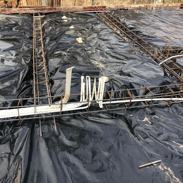 Damp Proof Membrane 300 Micron–Polyethylene Dpm, Black photo 4