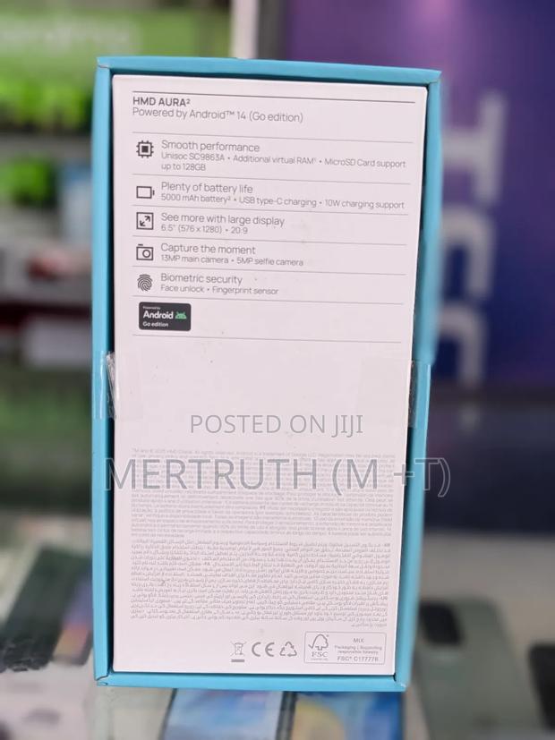 New HMD Aura 2 256 GB Blue photo 3