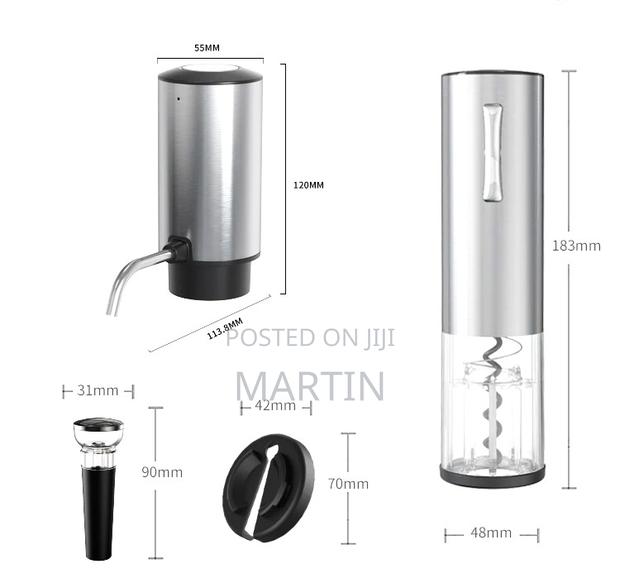 4-in-1 Rechargeable Electric Wine Opener and Dispenser Set photo 2