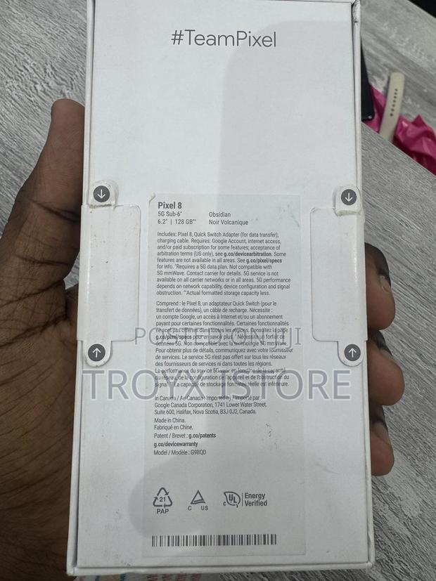 New Google Pixel 8 128 GB Black