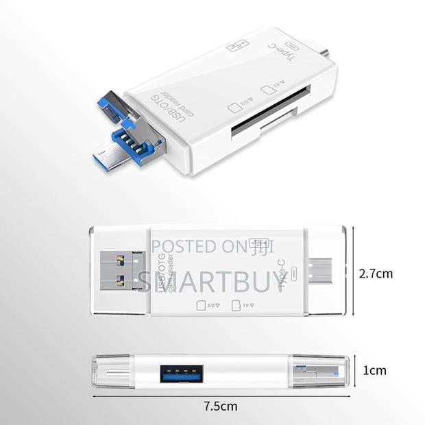 Fast File Transfer With 6-in-1 Otg Card Reader