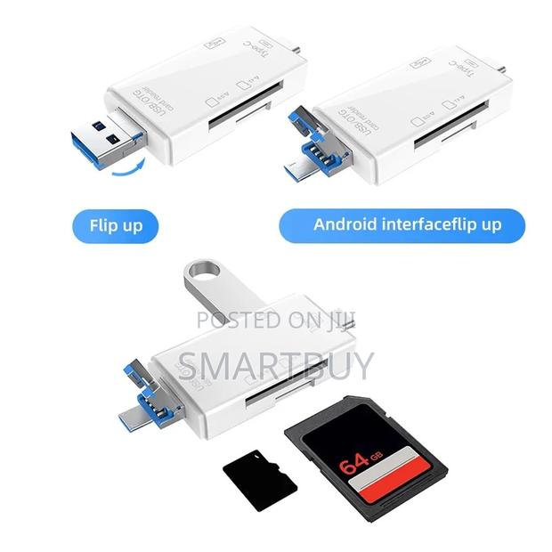Transfer Photos Videos Easily – 6-in-1 Card Reader