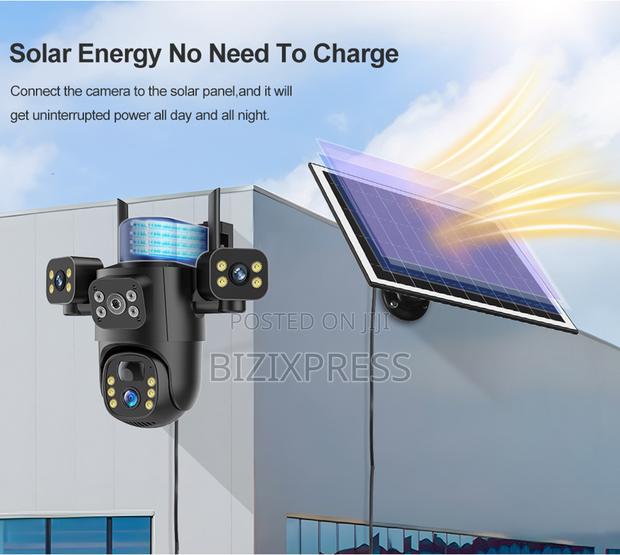 4g Solar Security Camera – 3 Lens photo 4