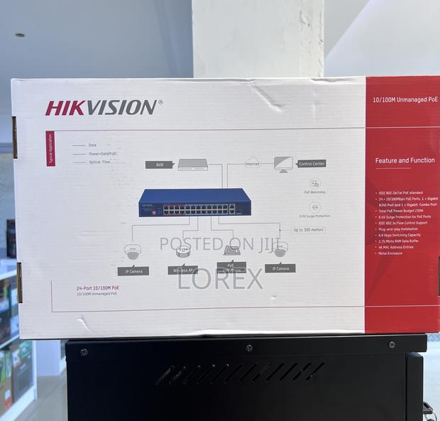 Hikvision 24port Poe Switch Unmanaged Ds-3e0326p-E/M(c) · Photo 4