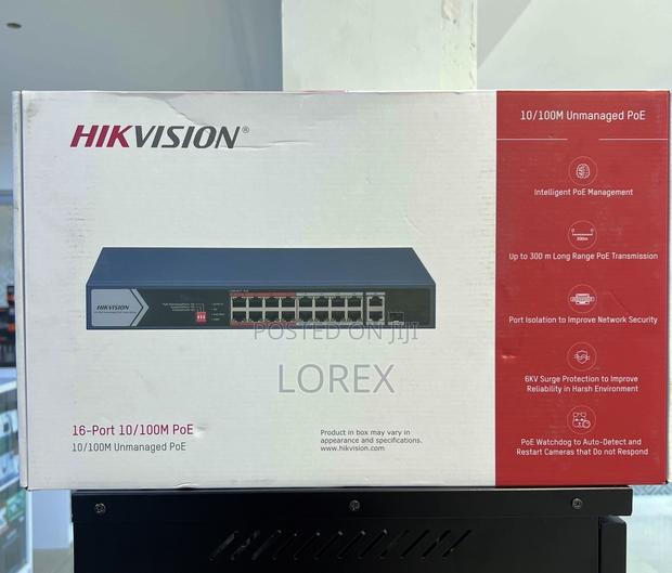 Hikvision 16port Unmanaged Poe Switch Ds-3e0318p-E/M(c) · Photo 3