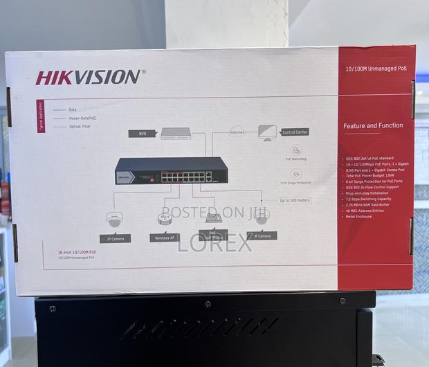 Hikvision 16port Unmanaged Poe Switch Ds-3e0318p-E/M(c) · Photo 4
