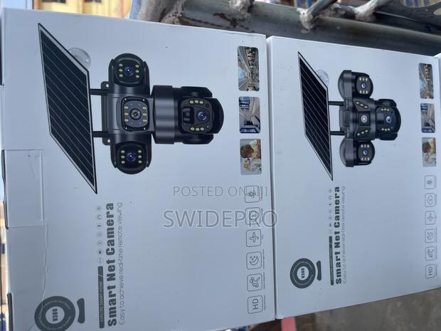 (3 Lens )Triple Lens Solar Powered Camera V380 Pro Smart Net 4g CCTV photo 2
