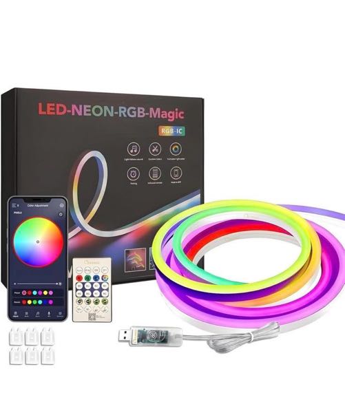 Neon Multi Color Strip light 5M