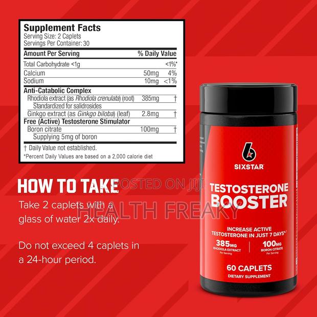 Testosterone Booster Six Star Testosterone Muscle Growth Strength · Photo 4