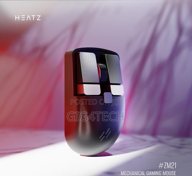 3 Mode Wireless Bluetooth Mechanical Gaming Mouse-Black · Photo 3