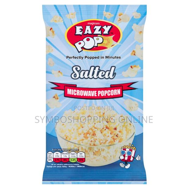 Eazypop Microwave Popcorn 85g (Salted Flavour, Pack of 16) photo 2
