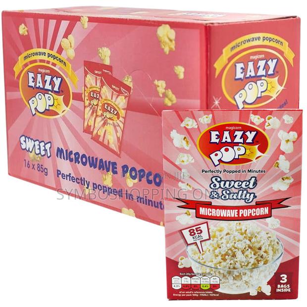 Eazy Pop Microwave Popcorn Magicorn 85g (Sweet, Pack of 1)