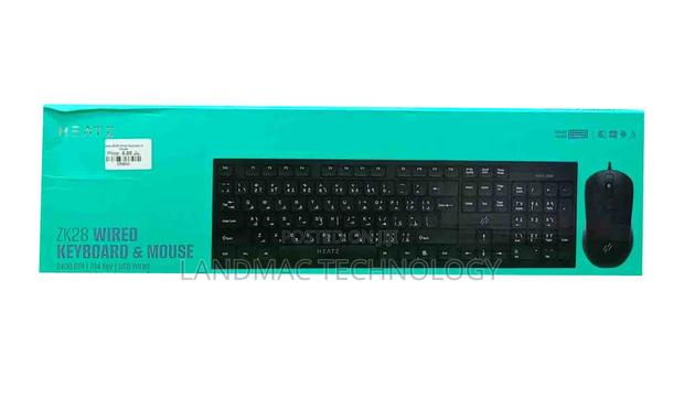 Zk28- Wired Keyboard Combo Heatz · Photo 4