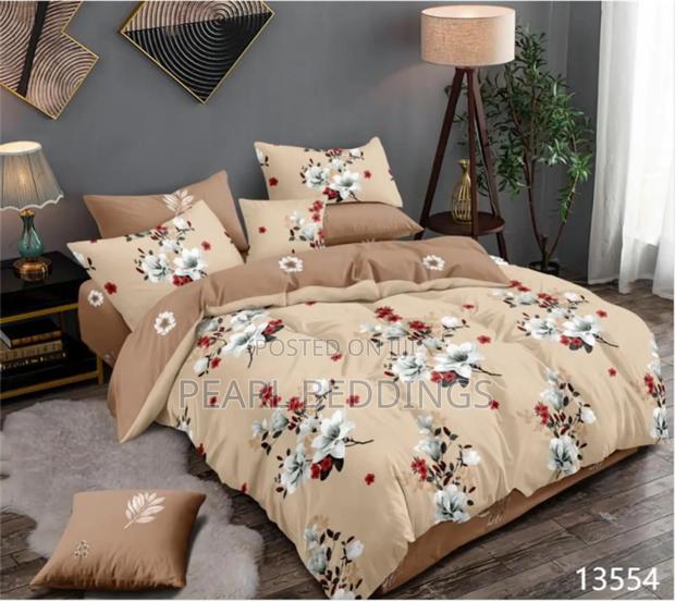 Luxurious 100% Cotton 7pcs Reversible Duvet Set Available in Stock photo 3