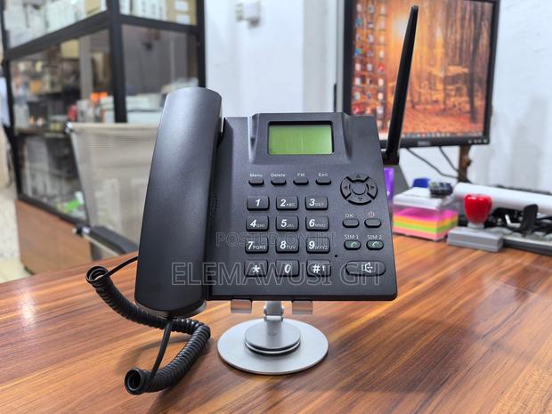 Dual Sim Card Landline Telephone With Inbuilt Radio · Photo 3